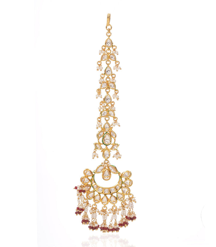 JISHA RED KUNDAN TIKA
