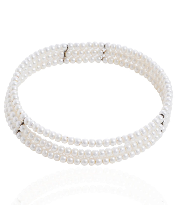 VIYONA WHITE PEARL CHOKER
