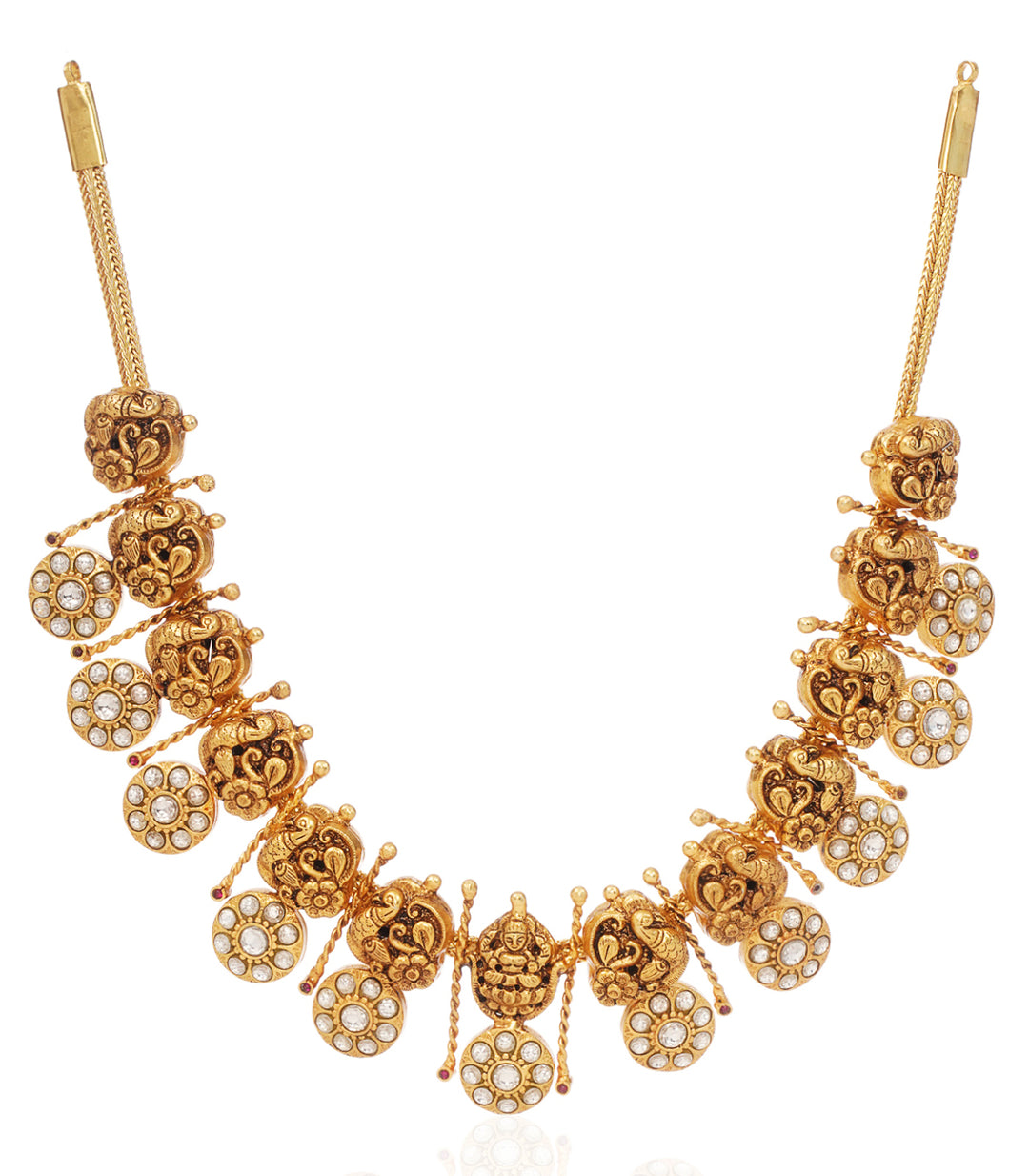 GAURAWI GOLD KUNDAN NECKLACE SET