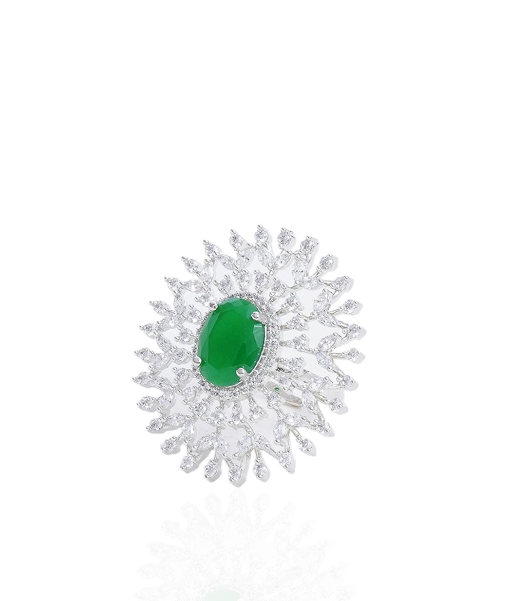 EVELYN GREEN ZIRCON RING