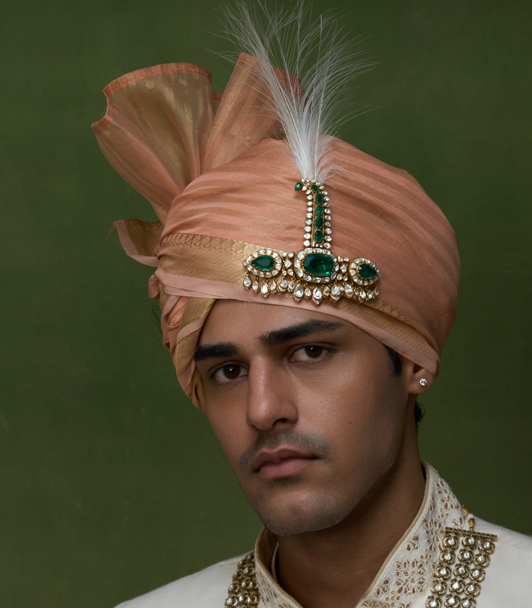 SHIVA GREEN MOISSANITE KALGIS