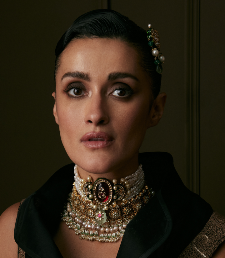 INDALI RED KUNDAN CHOKER
