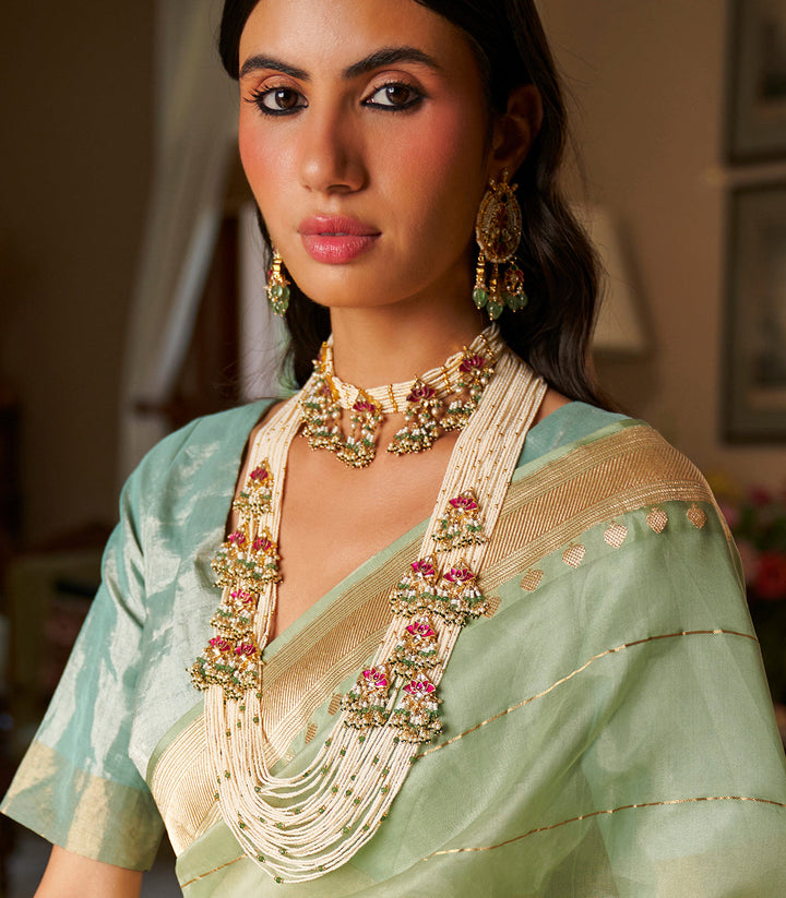 Anamika Red & Green Necklace