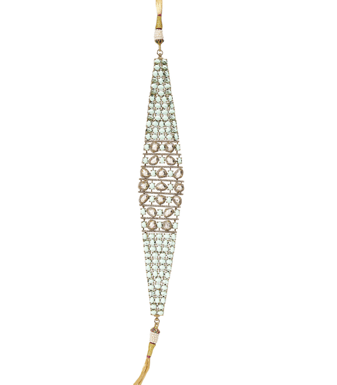 HARITA GREEN ZIRCON NECKLACE SET