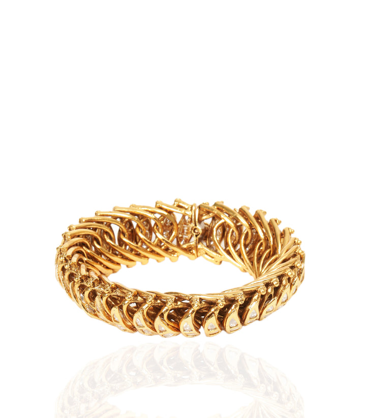 MOHINI GOLD PLATED KUNDAN SUTARLA
