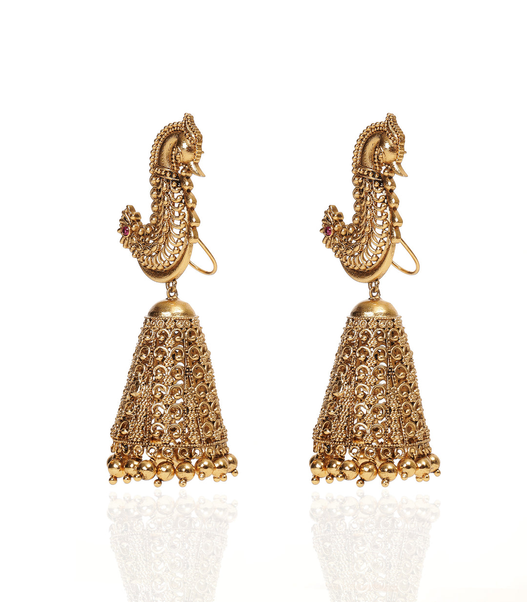 JEEVIKA GOLD PLATED JHUMKA