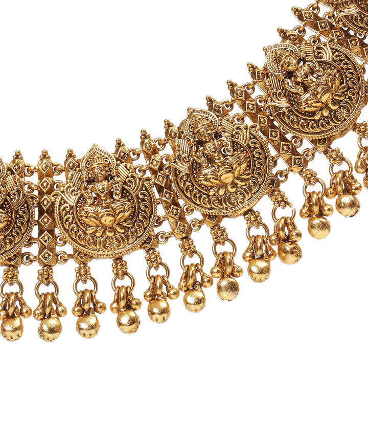 VERSHA GOLD PLATED NECKLACE SET