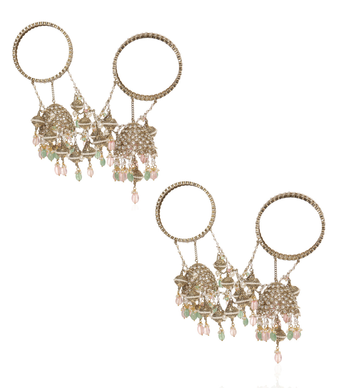 RAJSHRI ANTIQUE GOLD FINISH KALIRE