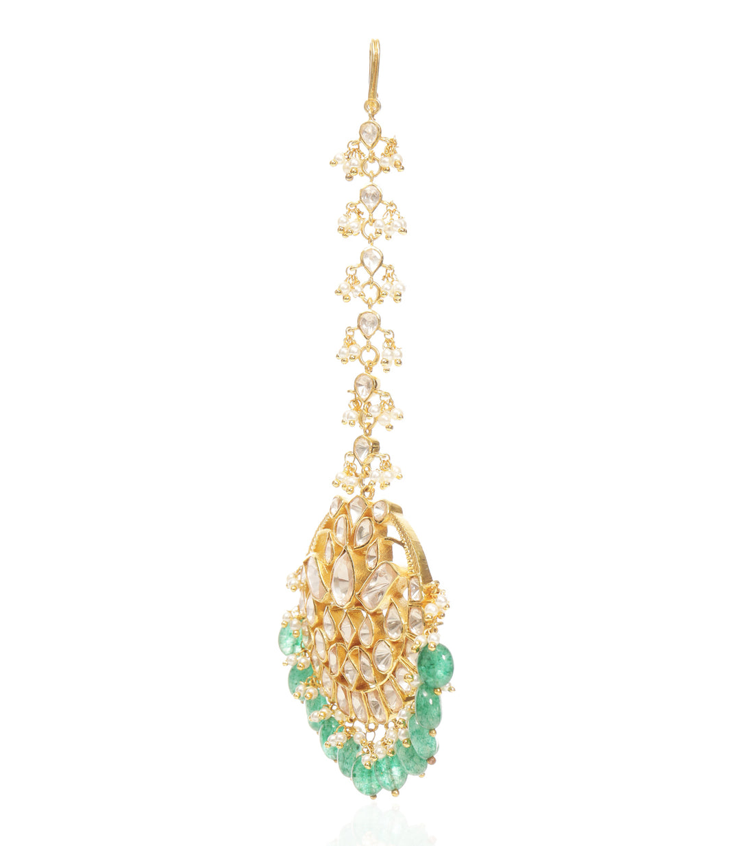 MEHER GREEN MOISSANITE TIKA