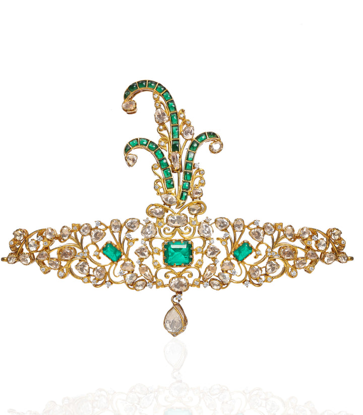 MITALI GREEN MOISSANITE KALGI