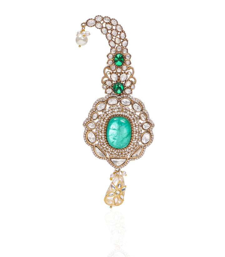 KARTIKA GREEN MOISSANITE KALGI
