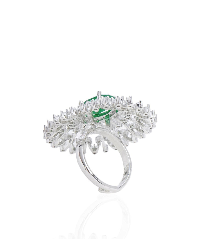 EVELYN RUBY ZIRCON RING