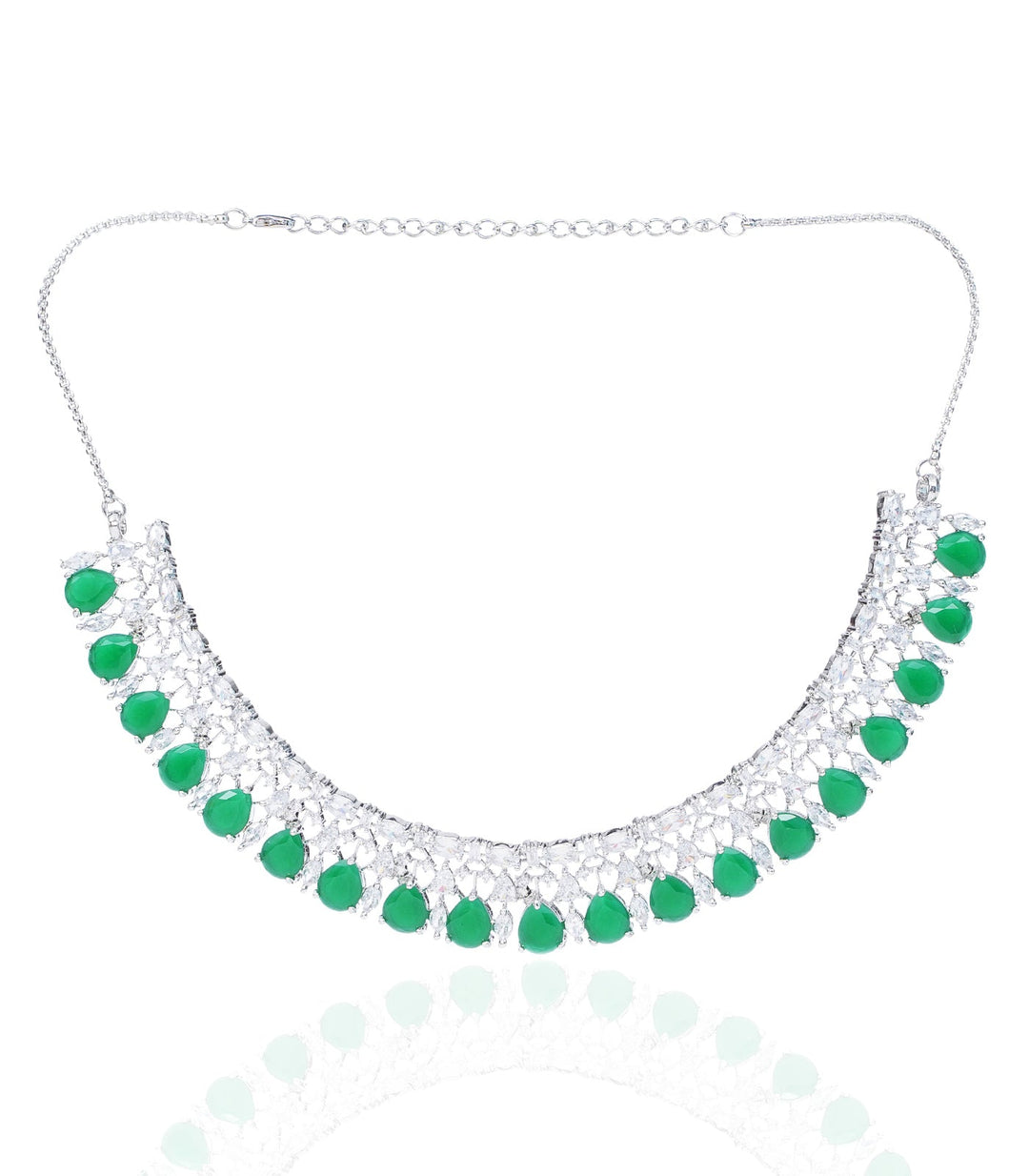 STELLA GREEN ZIRCON NECKLACE SET