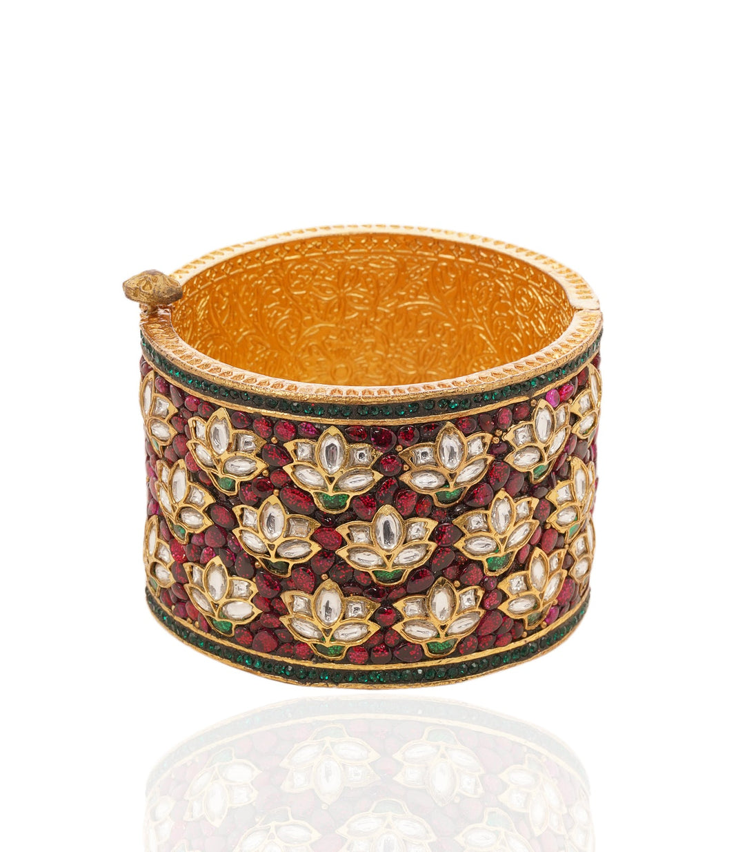 KASHVI RUBY KUNDAN BANGLES