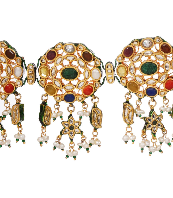 NITARA GREEN KUNDAN CHOKER