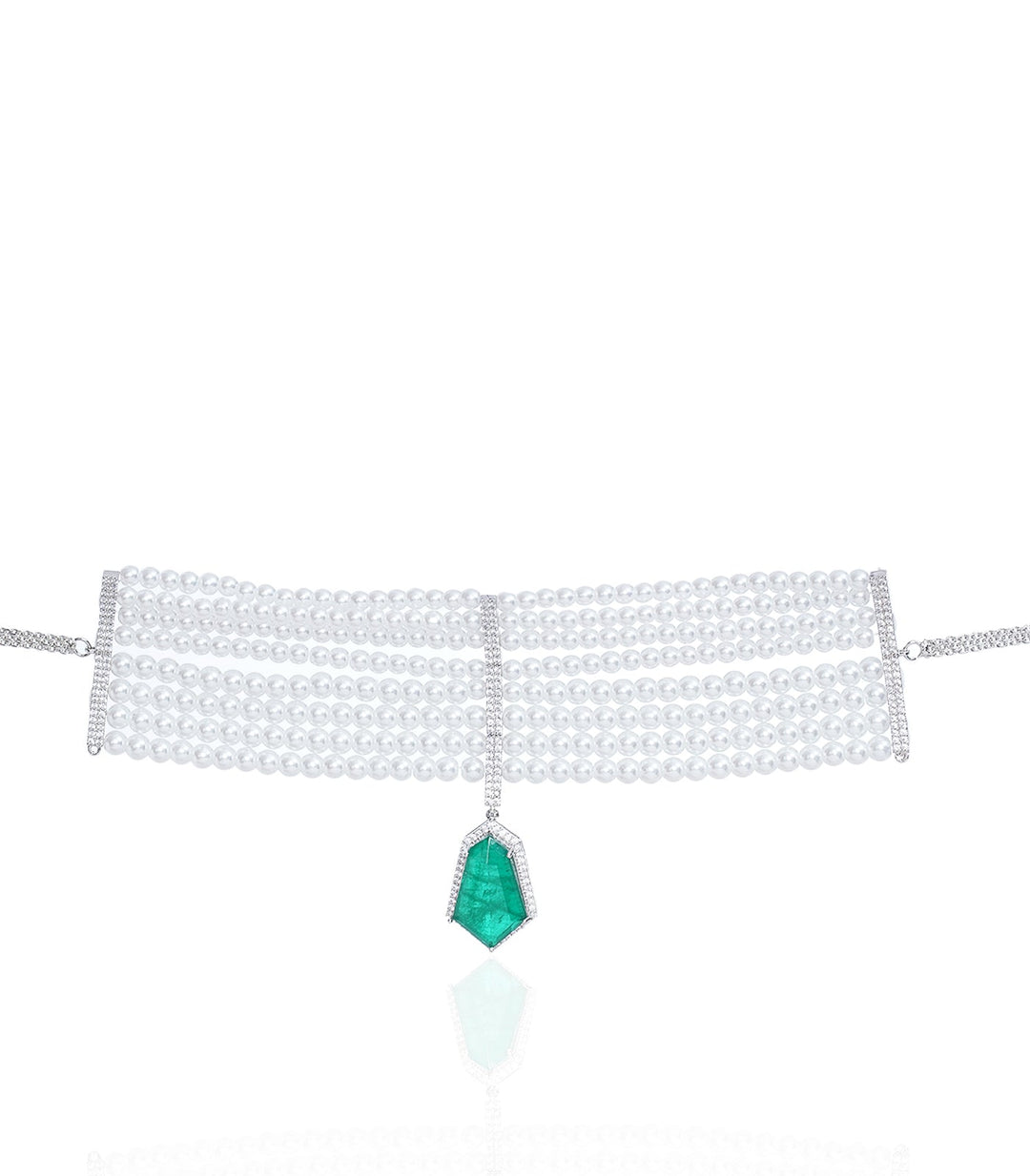 KATHY GREEN ZIRCON CHOKER