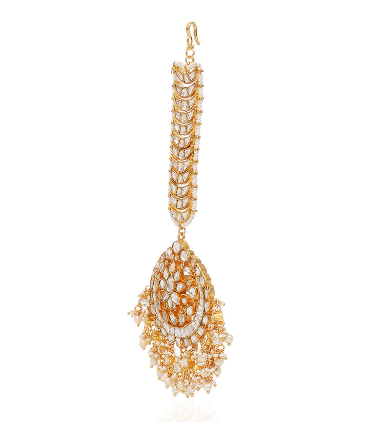 SHOBHA WHITE KUNDAN TIKKA