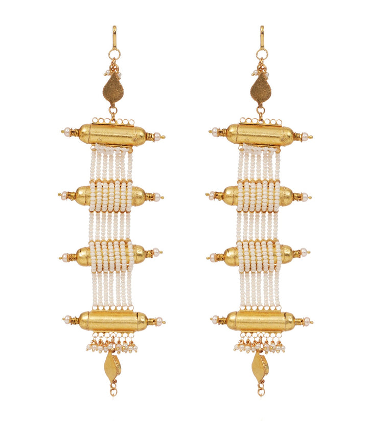 RUPESHWARI WHITE KUNDAN EARCHAIN