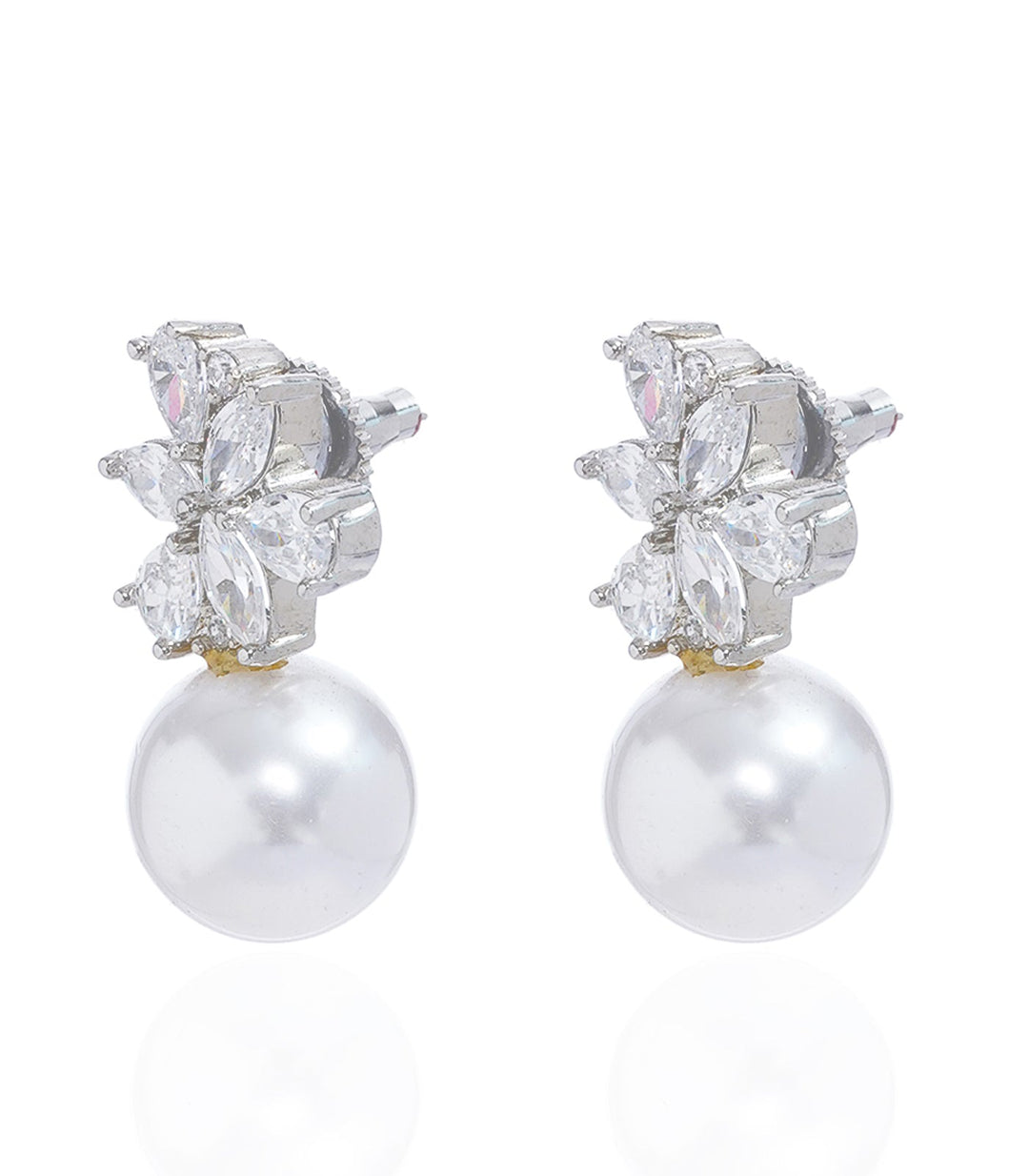 NAINA WHITE ZIRCON STUD