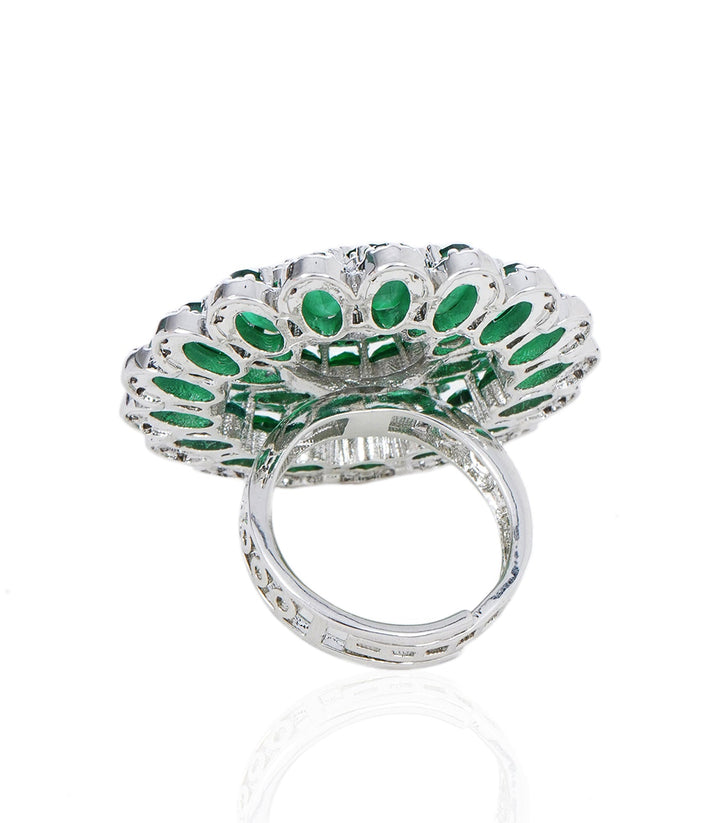 SAYLOR GREEN ZIRCON RING