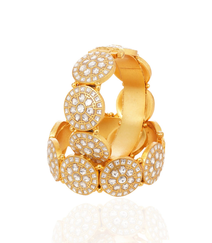 JAYNA GOLD KUNDAN BANGLES