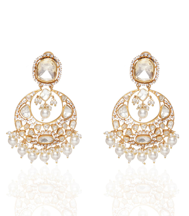 TANVI WHITE MOISSANITE NECKLACE SET