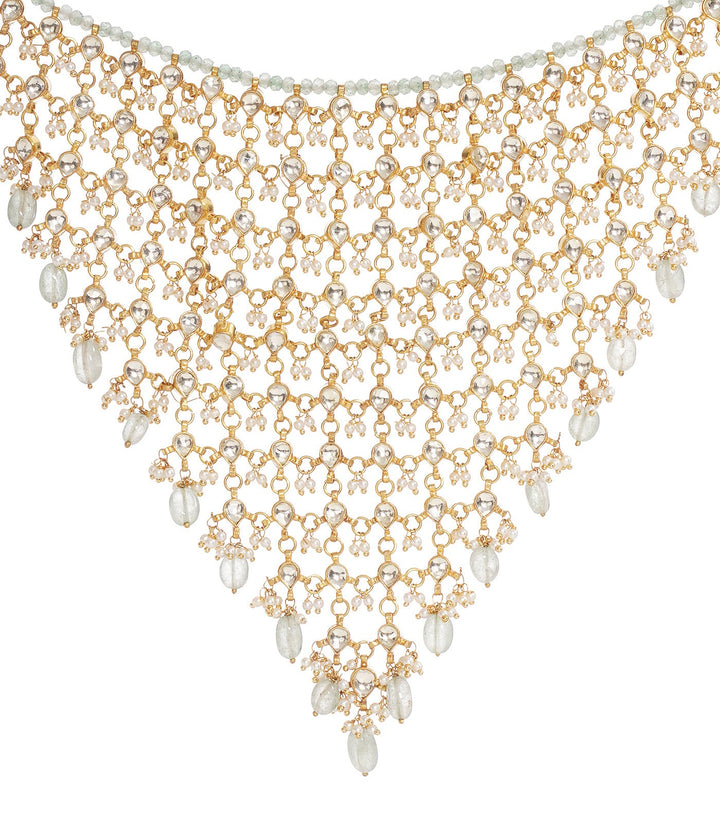 YUVANI GREEN KUNDAN CHOKER