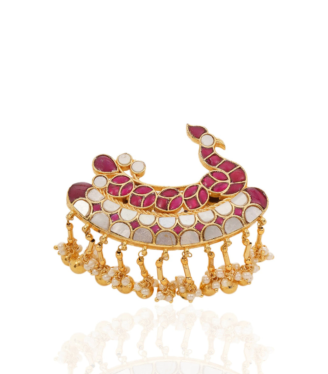 ANAHIRA RED MOTHERT OF PEARL RING
