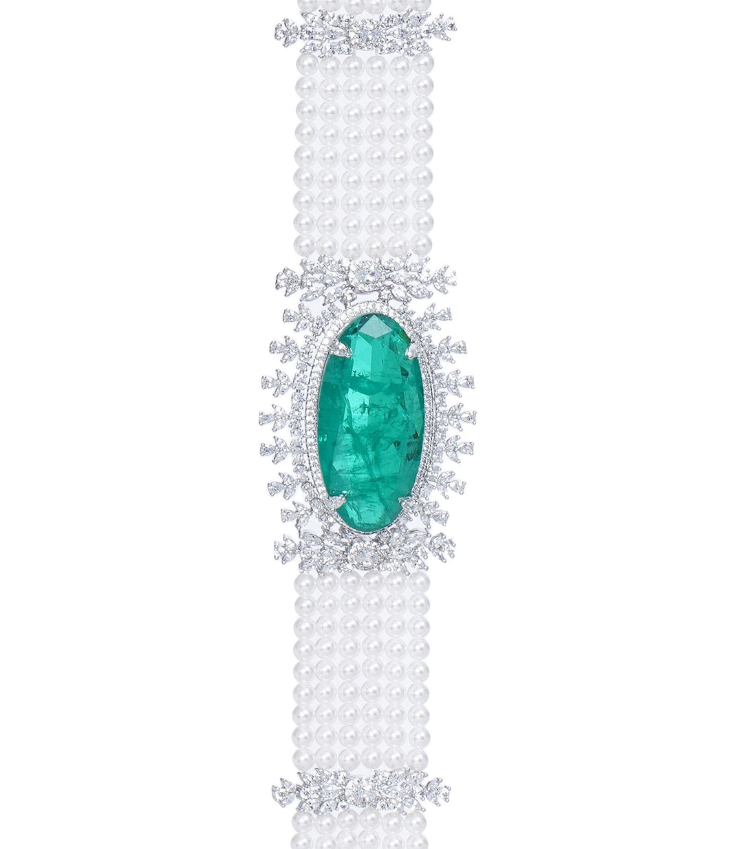 BELLA GREEN ZIRCON CHOKER