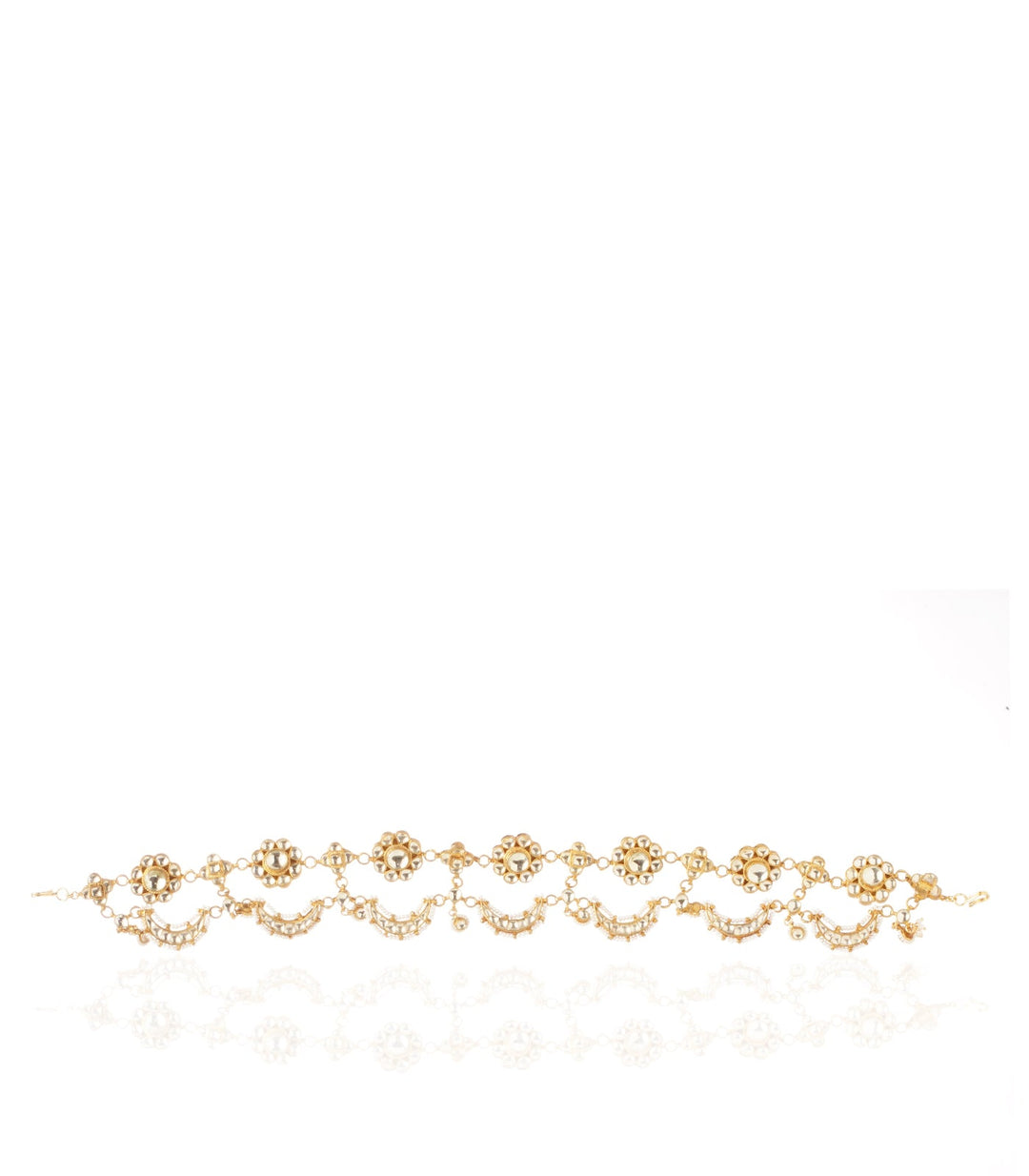 GOLD PLATED VAGISHWARI  HAIRBAND