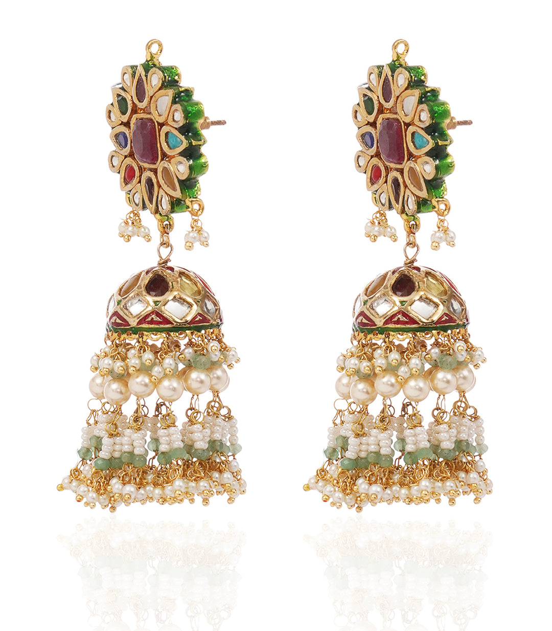 YASTI NAVRATAN KUNDAN JHUMKA
