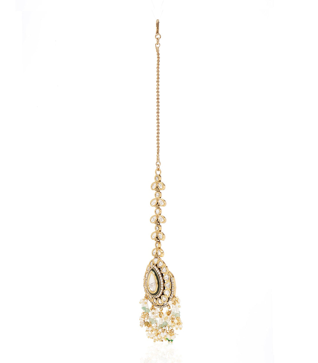 ANAMIKA GREEN KUNDAN TIKA