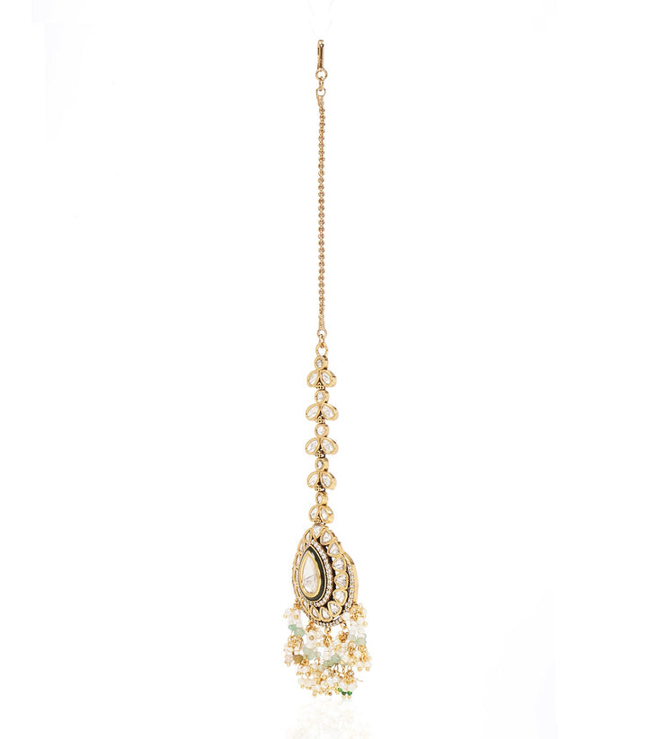 ANAMIKA GREEN KUNDAN TIKA