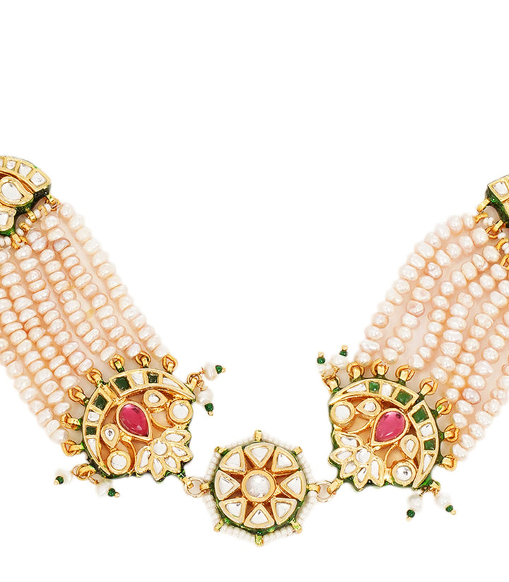 RANIYAH RED KUNDAN SHEESH PECH