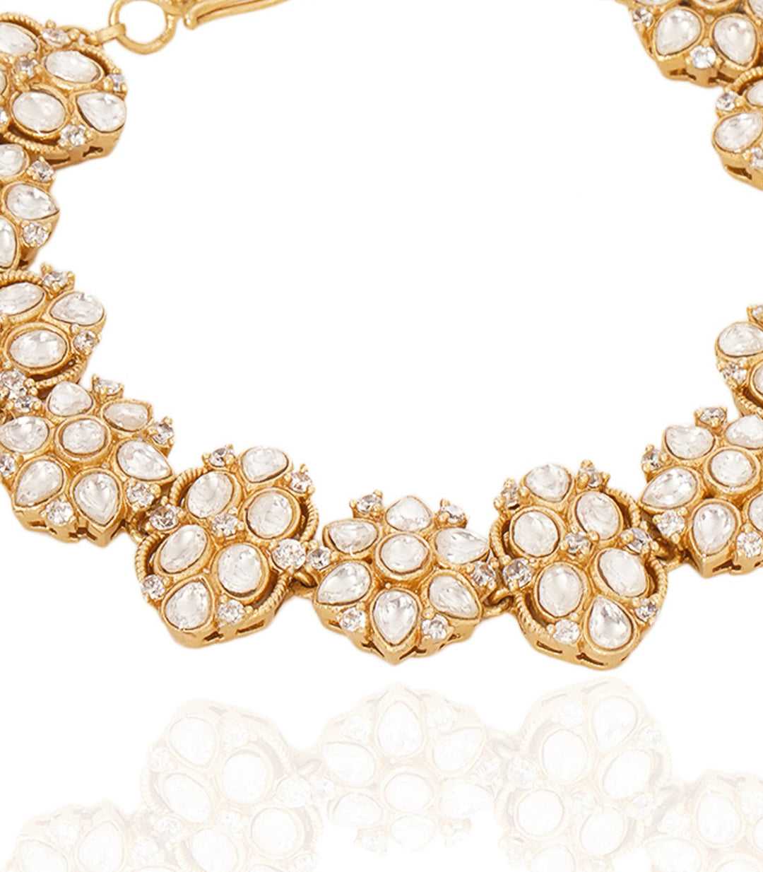 SUPRIYA GOLD PLATED  POLKI BRACELET