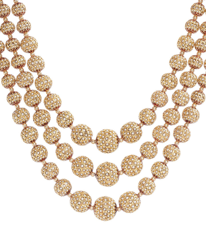 NAVIRA WHITE JADAU LONG NECKLACE