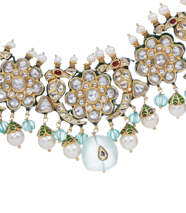 HARLEEN GREEN KUNDAN CHOKER