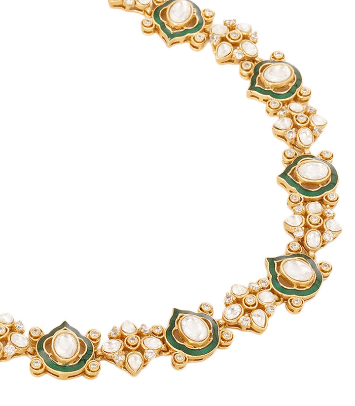 ANAMIKA GREEN POLKI CHOKER