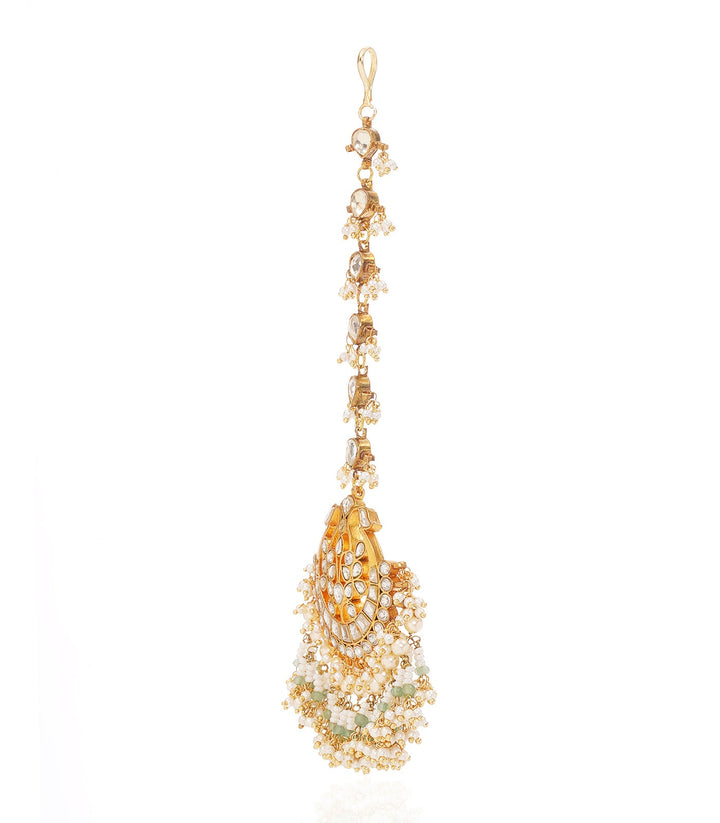 DEVISHA WHITE KUNDAN TIKA