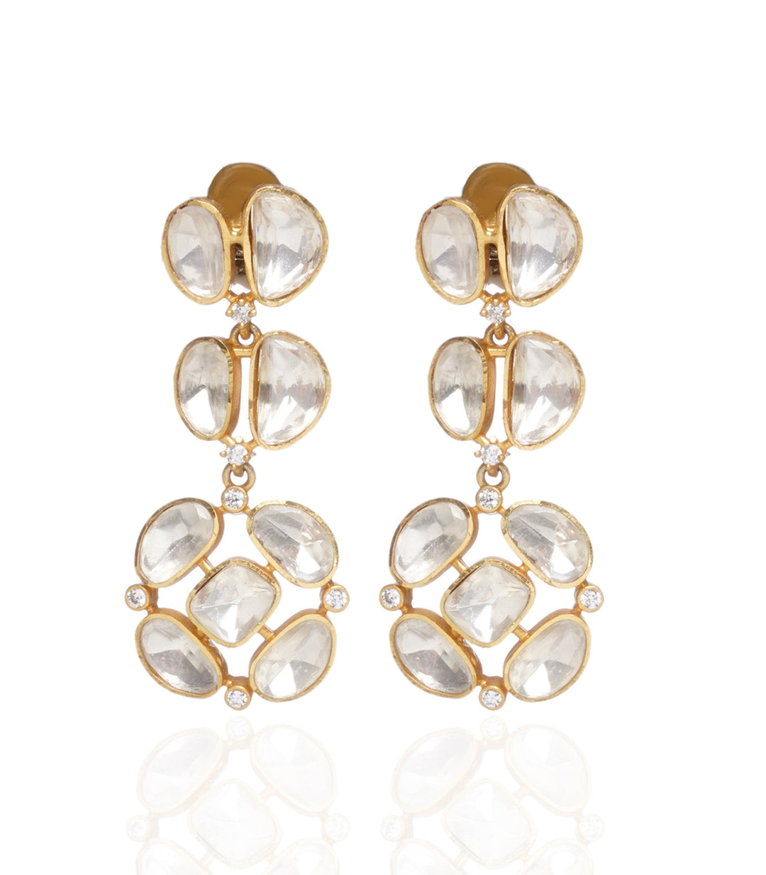 Karalika Moissanite Single Line Necklace Set