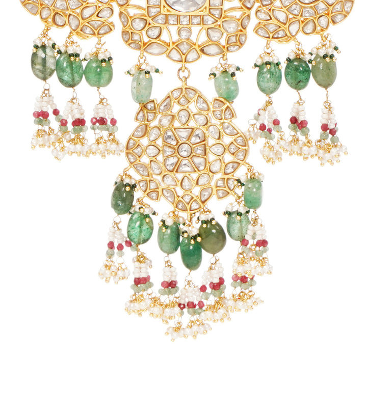 UDYATI GREEN KUNDAN CHOKER
