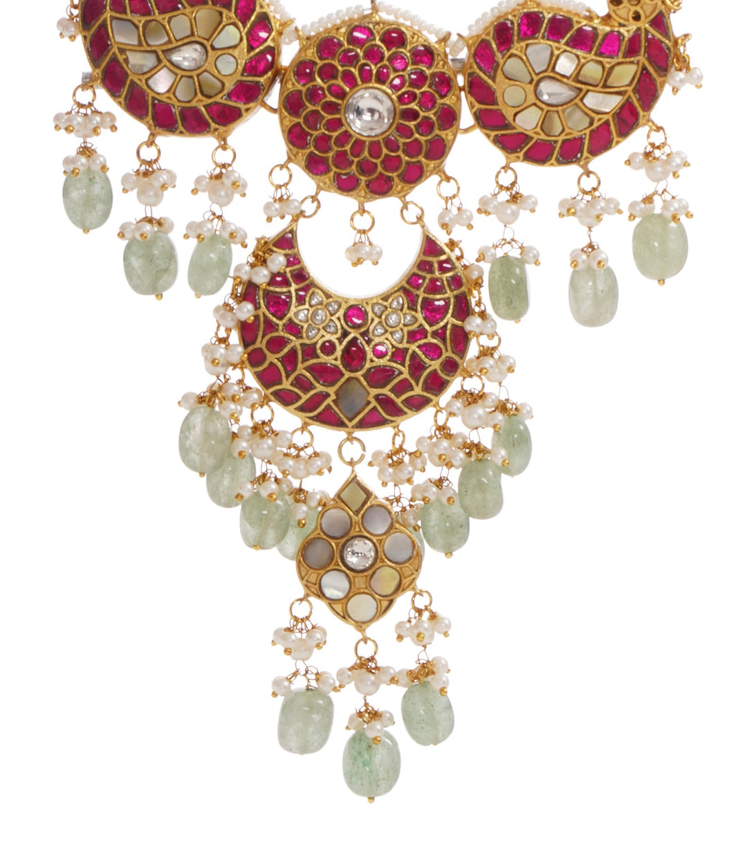 AMAYA RED & GREEN KUNDAN CHOKER