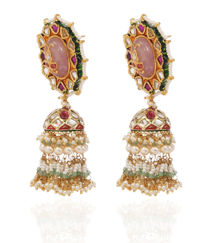 ANIKA RED KUNDAN JHUMKA