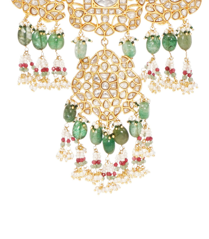 UDYATI GREEN KUNDAN CHOKER