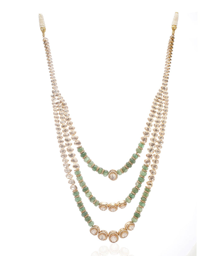 NAMEETA GREEN MOISSANITE NECKLACE