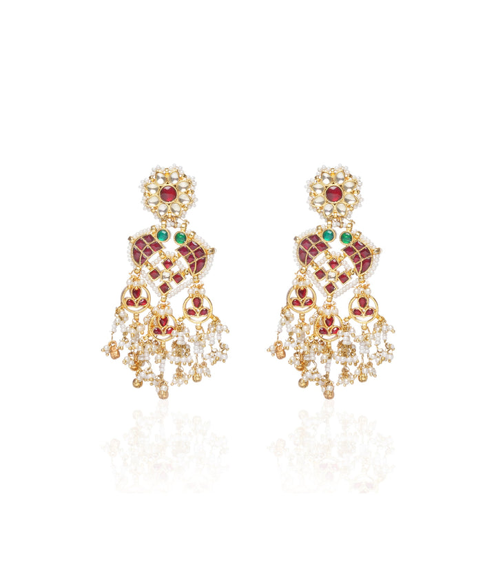 Gautami Ruby Kundan Necklace Set