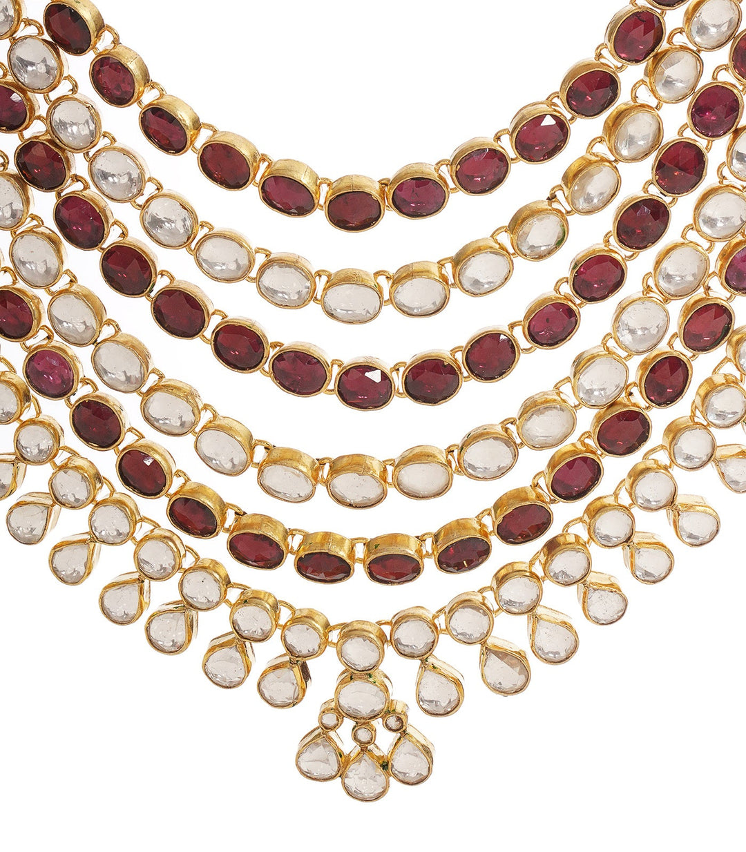 PARNAVI RODO LIGHT KUNDAN LONG NECKLACE