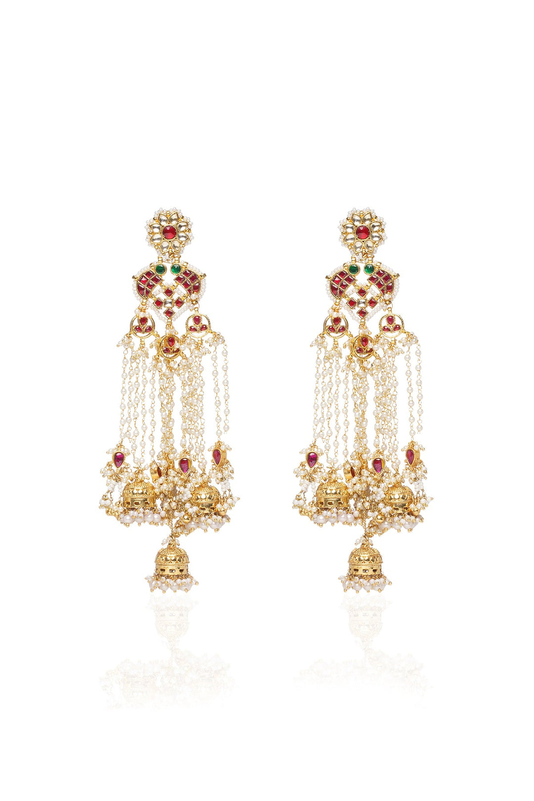Devashree Red & Green  Earring