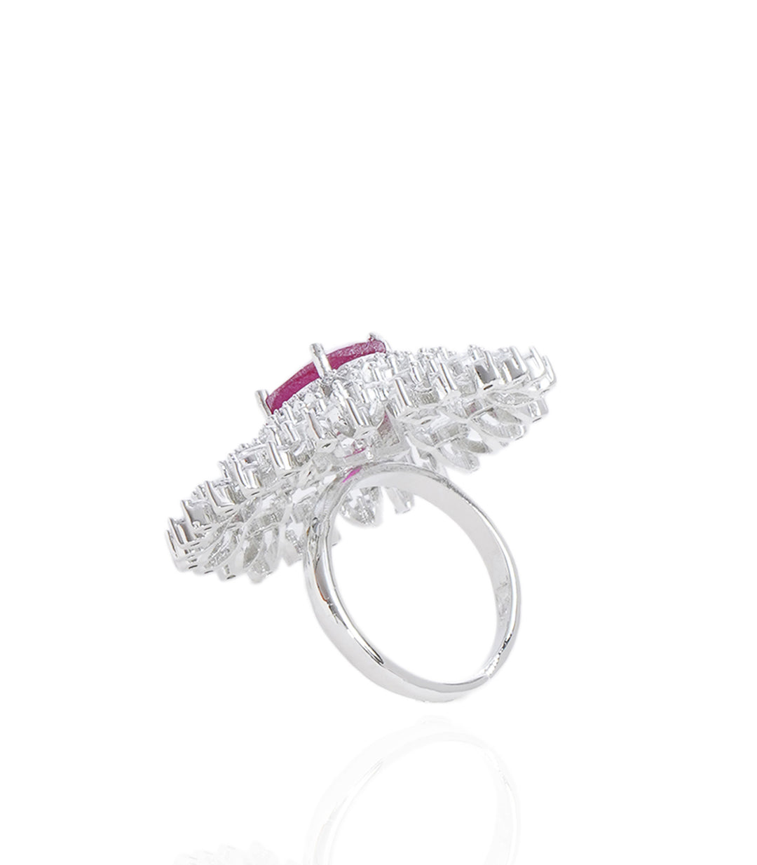 EVELYN RUBY ZIRCON RING