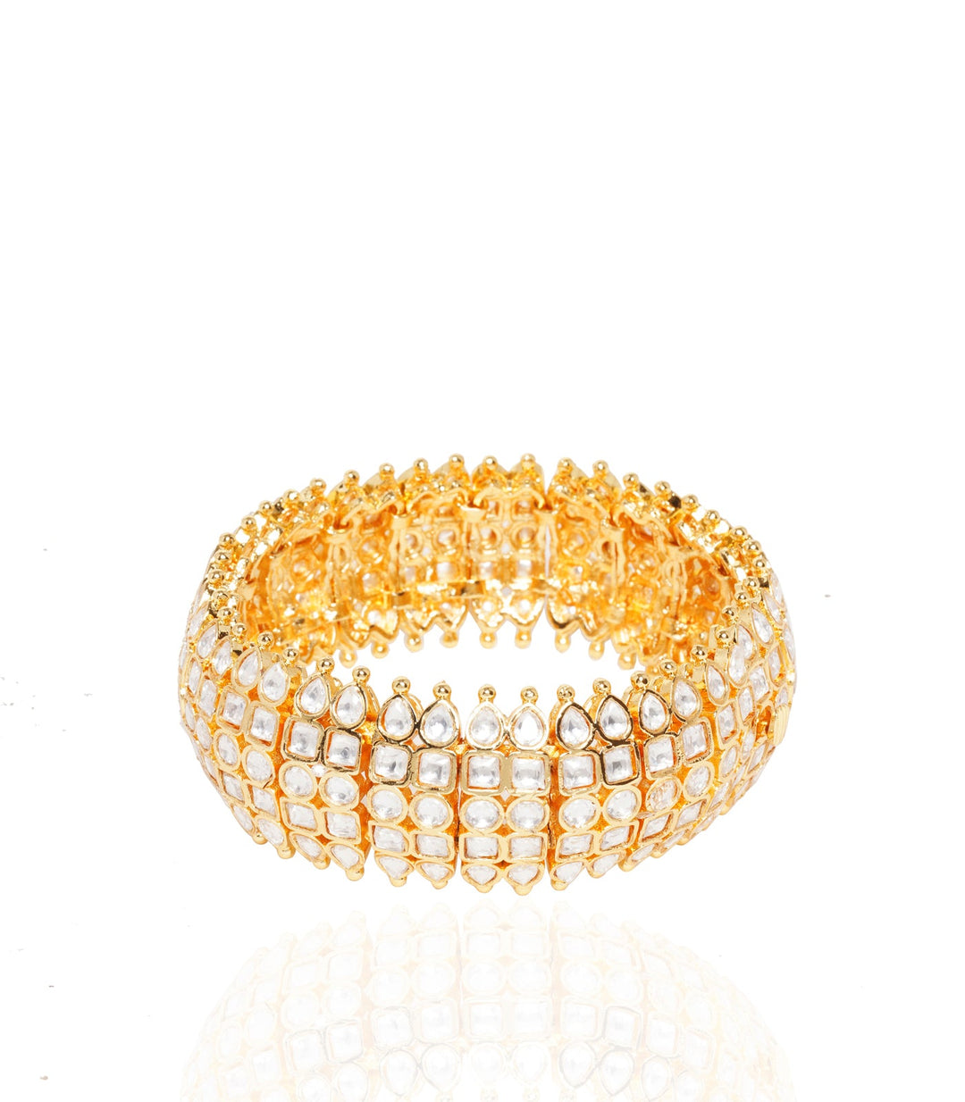 CHANDNI GOLD PLATED KUNDAN BANGLES